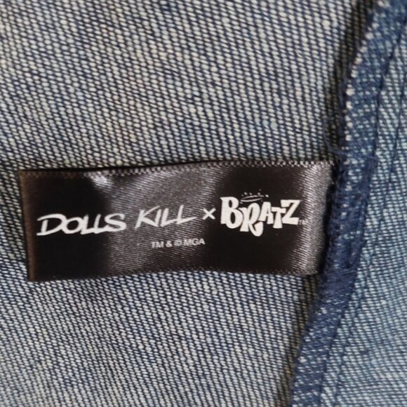 💋GORG!💋LIMITED EDITION FAUX MONGOLIAN FUR COLLAR GLITTERY DENIM AFGHAN COAT - Picture 9 of 16